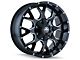 Mayhem Wheels Warrior Black Milled Wheel; 17x9 (20-24 Jeep Gladiator JT)