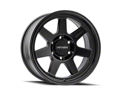 Mayhem Wheels Convoy Satin Black Wheel; 17x9; -6mm Offset (99-04 Jeep Grand Cherokee WJ)