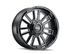 Mayhem Wheels Apollo Gloss Black Milled Wheel; 20x9; 0mm Offset (99-04 Jeep Grand Cherokee WJ)