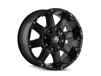 Mayhem Wheels Chaos Matte Black Wheel; 18x9; 18mm Offset (99-04 Jeep Grand Cherokee WJ)