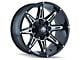 Mayhem Wheels Rampage Black Milled Wheel; 17x9; 18mm Offset (99-04 Jeep Grand Cherokee WJ)