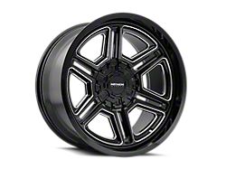 Mayhem Wheels Hermosa Gloss Black Milled Wheel; 20x10; -25mm Offset (11-21 Jeep Grand Cherokee WK2)