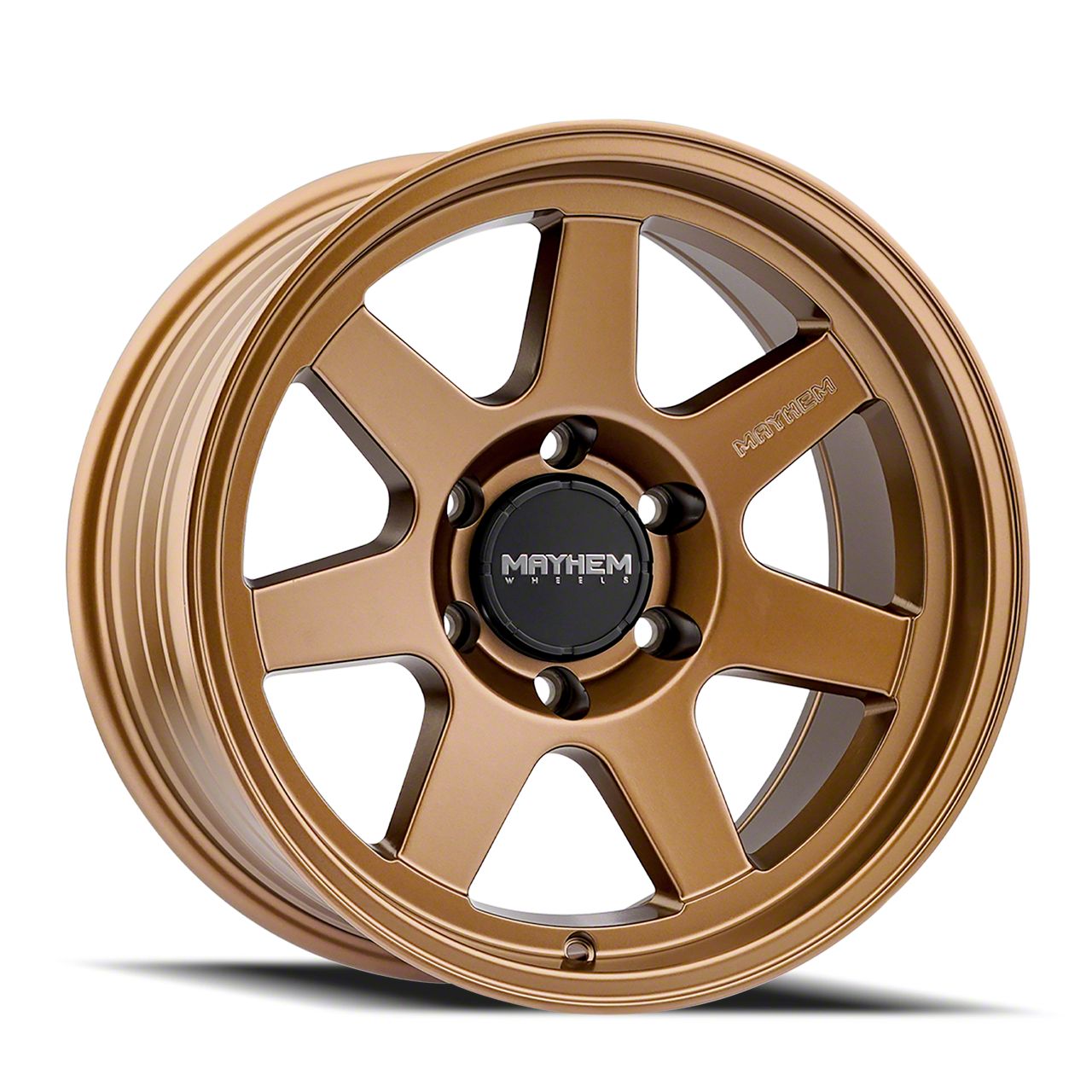 Mayhem Wheels Tacoma Convoy Satin Bronze 6-Lug Wheel; 17x9; -6mm Offset ...