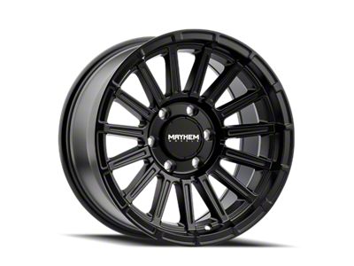 Mayhem Wheels Granite Satin Black 6-Lug Wheel; 17x9; 0mm Offset (16-23 Tacoma)