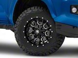 Mayhem Wheels Warrior Black Milled 6-Lug Wheel; 17x9; -12mm Offset (16-23 Tacoma)