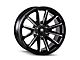 Mayhem Wheels Crossfire Gloss Black Milled 6-Lug Wheel; 22x9.5; 25mm Offset (16-24 Titan XD)