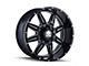 Mayhem Wheels Monstir Gloss Black Milled 6-Lug Wheel; 18x9; 0mm Offset (16-24 Titan XD)