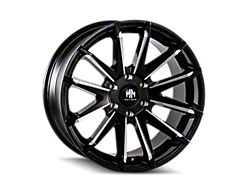 Mayhem Wheels Crossfire Gloss Black Milled 6-Lug Wheel; 20x9.5; 10mm Offset (22-24 Tundra)