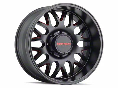 Mayhem Wheels Tripwire Gloss Black with Prism Red 6-Lug Wheel; 20x10; -19mm Offset (22-24 Tundra)