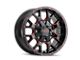 Mayhem Wheels Warrior Black with Prism Red 6-Lug Wheel; 20x9; 0mm Offset (22-24 Tundra)