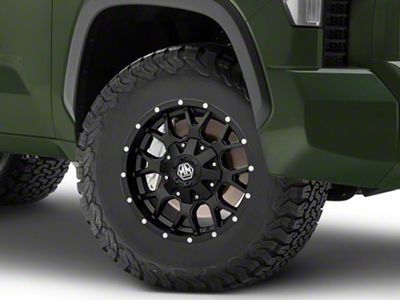 Mayhem Wheels Warrior Matte Black 6-Lug Wheel; 17x9; 18mm Offset (22-24 Tundra)