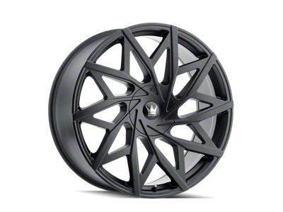 Mazzi Big Easy Matte Black 6-Lug Wheel; 20x8.5; 30mm Offset (04-15 Titan)