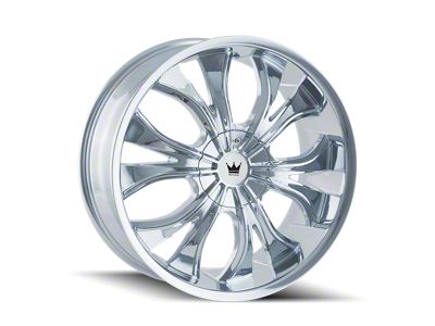 Mazzi Hustler Chrome 6-Lug Wheel; 22x9.5; 30mm Offset (04-15 Titan)