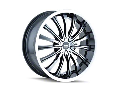 Mazzi Hype Gloss Black Machined 6-Lug Wheel; 20x9; 30mm Offset (04-15 Titan)