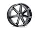 Mazzi Laguna Gloss Black Milled 6-Lug Wheel; 22x9.5; 30mm Offset (04-15 Titan)