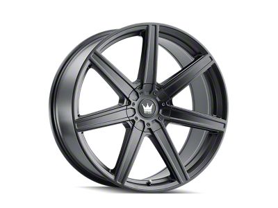 Mazzi Laguna Matte Black 6-Lug Wheel; 22x9.5; 30mm Offset (04-15 Titan)