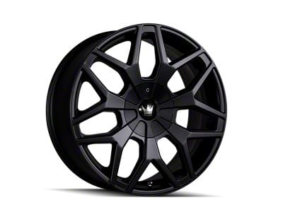 Mazzi Profile Matte Black 6-Lug Wheel; 24x9.5; 30mm Offset (04-15 Titan)