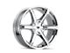 Mazzi Stilts Chrome 6-Lug Wheel; 18x8; 20mm Offset (04-15 Titan)