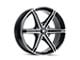 Mazzi Stilts Gloss Black Machined 6-Lug Wheel; 22x9.5; 30mm Offset (04-15 Titan)