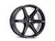 Mazzi Stilts Matte Black 6-Lug Wheel; 24x9.5; 30mm Offset (04-15 Titan)