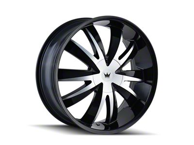 Mazzi Edge Gloss Black Machined 5-Lug Wheel; 18x7.5; 40mm Offset (05-15 Tacoma)