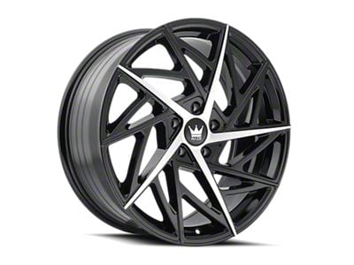 Mazzi Freestyle Gloss Black Machined 5-Lug Wheel; 17x8; 35mm Offset (05-15 Tacoma)