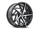 Mazzi Freestyle Gloss Black Machined 5-Lug Wheel; 17x8; 35mm Offset (05-15 Tacoma)