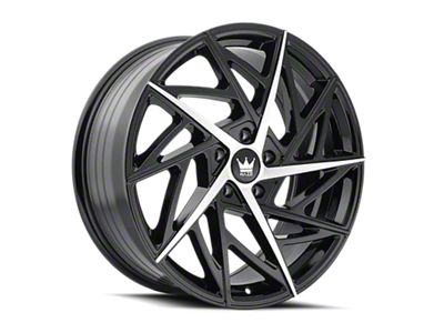 Mazzi Freestyle Gloss Black Machined 5-Lug Wheel; 18x8; 35mm Offset (05-15 Tacoma)