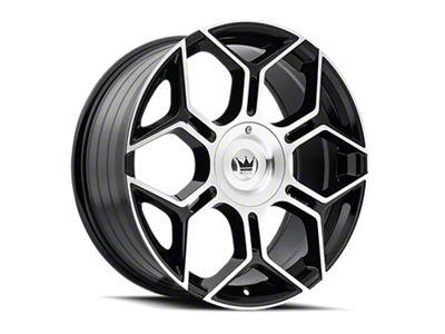 Mazzi Libra Gloss Black Machined 5-Lug Wheel; 20x8.5; 35mm Offset (05-15 Tacoma)