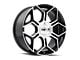 Mazzi Libra Gloss Black Machined 5-Lug Wheel; 20x8.5; 35mm Offset (05-15 Tacoma)