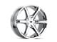 Mazzi Stilts Chrome 5-Lug Wheel; 20x8.5; 35mm Offset (05-15 Tacoma)