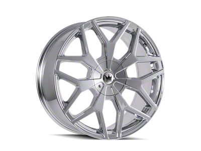 Mazzi Profile Chrome 6-Lug Wheel; 20x8.5; 30mm Offset (22-24 Bronco Raptor)