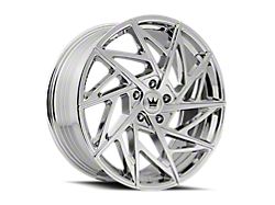 Mazzi Freestyle Chrome 5-Lug Wheel; 18x8; 35mm Offset (21-24 Bronco Sport)