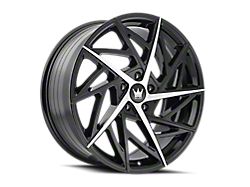 Mazzi Freestyle Gloss Black Machined 5-Lug Wheel; 17x8; 35mm Offset (21-24 Bronco Sport)