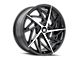 Mazzi Freestyle Gloss Black Machined 5-Lug Wheel; 20x8.5; 35mm Offset (21-24 Bronco Sport)