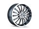 Mazzi Hype Gloss Black Machined 5-Lug Wheel; 20x8.5; 40mm Offset (21-24 Bronco Sport)