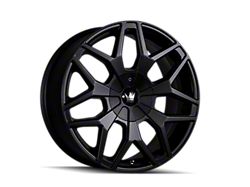 Mazzi Profile Matte Black 6-Lug Wheel; 22x9.5; 30mm Offset (21-24 Bronco, Excluding Raptor)