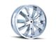 Mazzi Edge Chrome Wheel; 22x8.5; 35mm Offset (14-23 Jeep Cherokee KL)