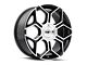 Mazzi Libra Gloss Black Machined Wheel; 20x8.5; 35mm Offset (14-23 Jeep Cherokee KL)