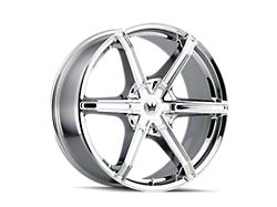 Mazzi Stilts Chrome Wheel; 18x8; 30mm Offset (14-23 Jeep Cherokee KL)