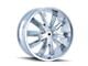 Mazzi Edge Chrome Wheel; 22x8.5; 35mm Offset (97-06 Jeep Wrangler TJ)