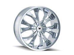 Mazzi Hustler Chrome 6-Lug Wheel; 22x9.5; 30mm Offset (16-24 Titan XD)