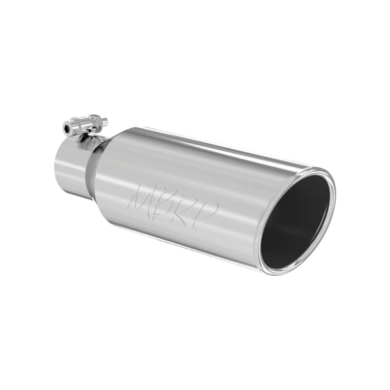 MBRP Tacoma 4-Inch Angled Rolled End Exhaust Tip; Polished T5150 (Fits ...