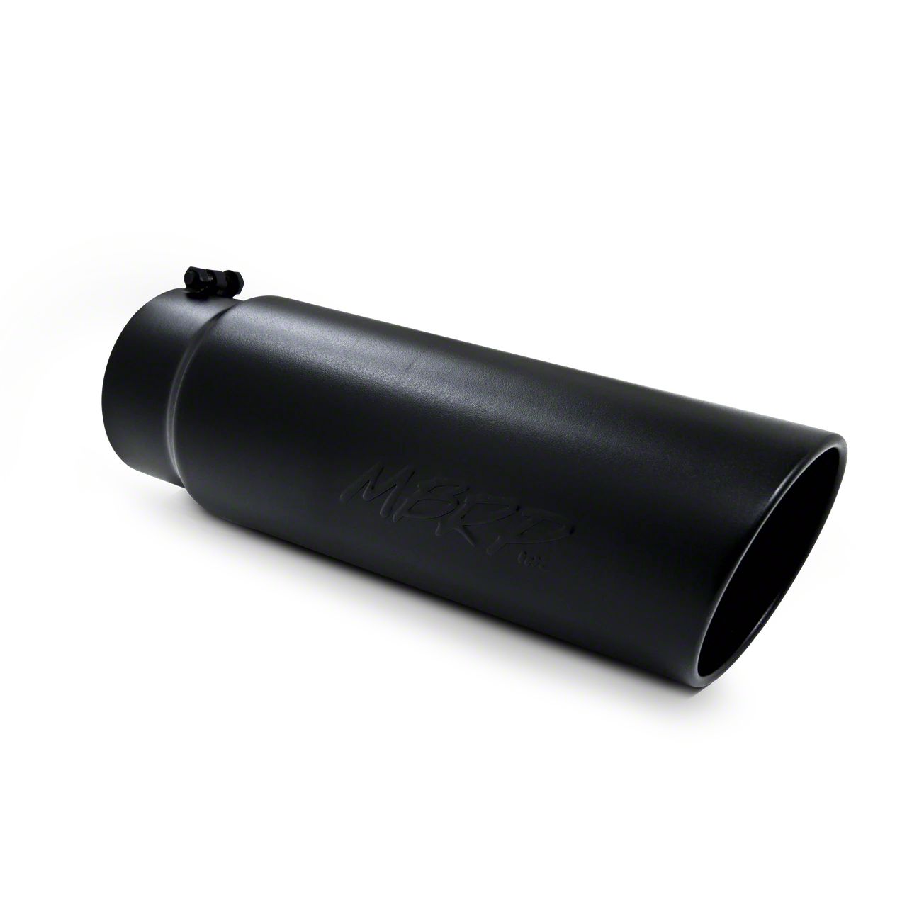 MBRP Tacoma 6-Inch Black Angled Rolled End Exhaust Tip; 5-Inch ...