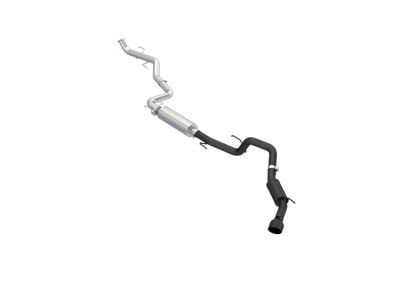 MBRP Armor BLK Single Exhaust System; Side Exit (2024 Tacoma w/o Leaf Springs)