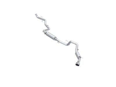 MBRP Armor Pro Single Exhaust System with Polished Tip; Side Exit (2024 Tacoma w/o Leaf Springs)