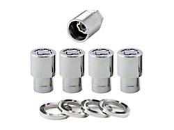 McGard Chrome Regular Shank Wheel Lock Set; M12x1.5; Set of 4 (03-24 4Runner)