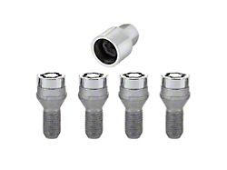 McGard Chrome Bolt Style Cone Seat Wheel Lock Set; M12x12.5; Set of 4 (15-23 Jeep Renegade BU)