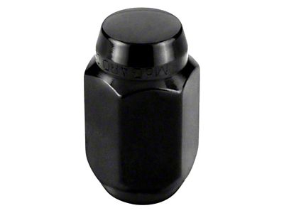 McGard Black Cone Seat Style Lug Nut Kit; 1/2-20; Set of 4 (76-18 Jeep CJ7, Wrangler YJ, TJ & JK)