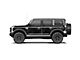 Mek Magnet Magnetic Body Armor; Black Badlands Topo (21-24 Bronco 4-Door)